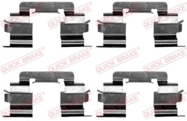 Kawe 109-1216 Mounting kit brake pads 1091216: Buy near me in Poland at 2407.PL - Good price!