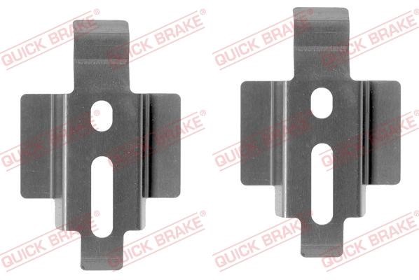 Kawe 109-1154 Mounting kit brake pads 1091154: Buy near me in Poland at 2407.PL - Good price!