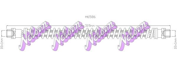 Kawe H6586 Brake Hose H6586: Buy near me in Poland at 2407.PL - Good price!