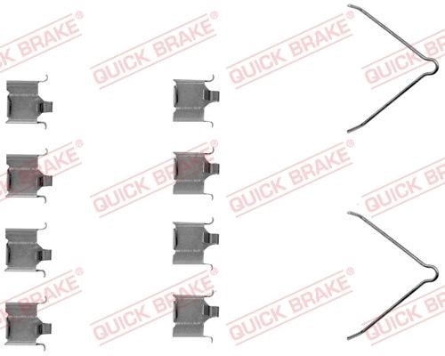 Kawe 109-1166 Mounting kit brake pads 1091166: Buy near me in Poland at 2407.PL - Good price!