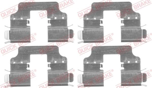 Kawe 109-1750 Mounting kit brake pads 1091750: Buy near me in Poland at 2407.PL - Good price!