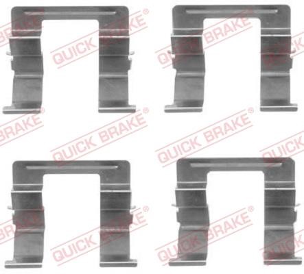 Kawe 109-1605 Mounting kit brake pads 1091605: Buy near me in Poland at 2407.PL - Good price!