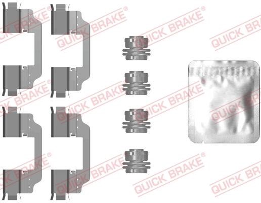 Kawe 109-0101 Mounting kit brake pads 1090101: Buy near me in Poland at 2407.PL - Good price!