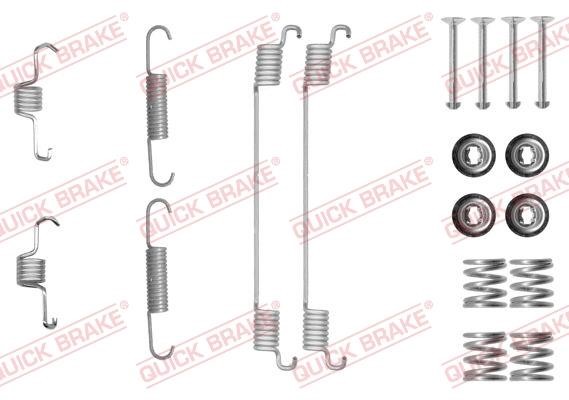 Kawe 105-0889 Mounting kit brake pads 1050889: Buy near me in Poland at 2407.PL - Good price!
