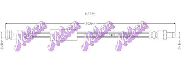 Kawe H3594 Bremsschlauch H3594: Kaufen Sie zu einem guten Preis in Polen bei 2407.PL!