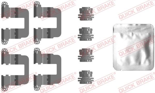 Kawe 109-0106 Mounting kit brake pads 1090106: Buy near me in Poland at 2407.PL - Good price!