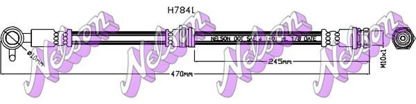 Kawe H7841 Тормозной шланг H7841: Отличная цена - Купить в Польше на 2407.PL!