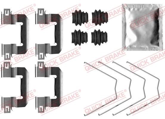 Kawe 109-0063 Mounting kit brake pads 1090063: Buy near me in Poland at 2407.PL - Good price!