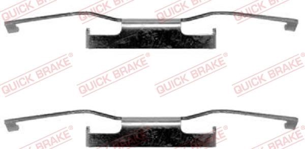 Kawe 109-1011 Mounting kit brake pads 1091011: Buy near me in Poland at 2407.PL - Good price!