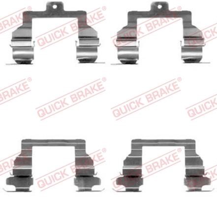 Kawe 109-1291 Mounting kit brake pads 1091291: Buy near me in Poland at 2407.PL - Good price!