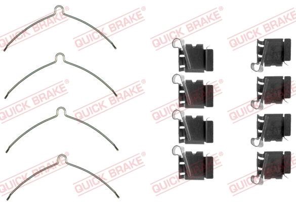 Kawe 109-1622 Mounting kit brake pads 1091622: Buy near me in Poland at 2407.PL - Good price!