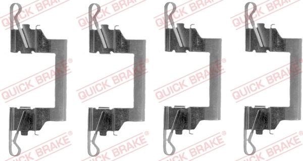 Kawe 109-1614 Mounting kit brake pads 1091614: Buy near me in Poland at 2407.PL - Good price!
