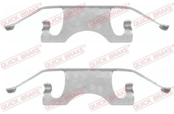 Kawe 109-1640 Mounting kit brake pads 1091640: Buy near me in Poland at 2407.PL - Good price!
