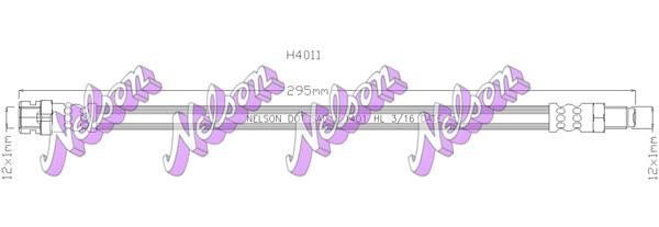 Kawe H4011 Clutch hose H4011: Buy near me at 2407.PL in Poland at an Affordable price!