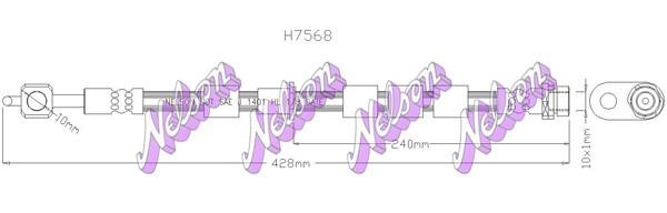 Kawe H7568 Brake Hose H7568: Buy near me in Poland at 2407.PL - Good price!