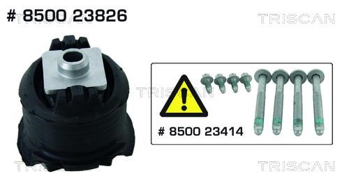Kawe 850023826 Silent block beam rear kit 850023826: Buy near me at 2407.PL in Poland at an Affordable price!
