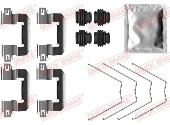 Kawe 109-0064 Mounting kit brake pads 1090064: Buy near me in Poland at 2407.PL - Good price!