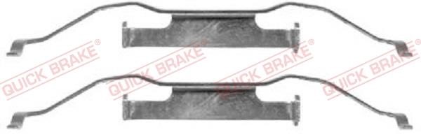 Kawe 109-1148 Mounting kit brake pads 1091148: Buy near me in Poland at 2407.PL - Good price!