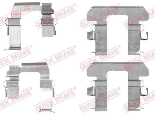 Kawe 109-1763 Mounting kit brake pads 1091763: Buy near me in Poland at 2407.PL - Good price!
