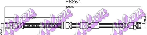 Kawe H8264 Bremsschlauch H8264: Kaufen Sie zu einem guten Preis in Polen bei 2407.PL!