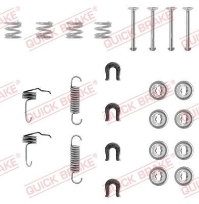 Kawe 105-0655 Mounting kit brake pads 1050655: Buy near me in Poland at 2407.PL - Good price!