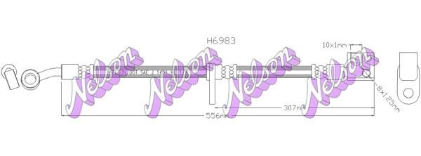 Kawe H6983 Bremsschlauch H6983: Kaufen Sie zu einem guten Preis in Polen bei 2407.PL!