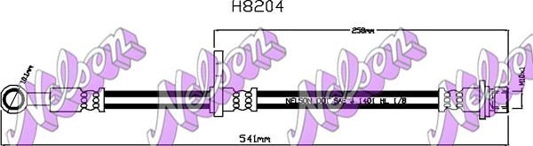 Kawe H8204 Brake Hose H8204: Buy near me in Poland at 2407.PL - Good price!