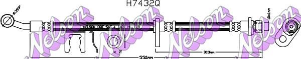 Kawe H7432Q Bremsschlauch H7432Q: Kaufen Sie zu einem guten Preis in Polen bei 2407.PL!