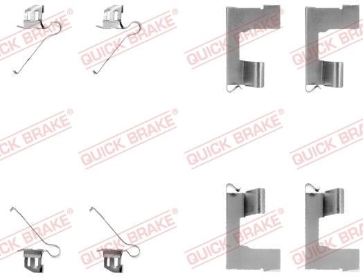 Kawe 109-1179 Mounting kit brake pads 1091179: Buy near me in Poland at 2407.PL - Good price!
