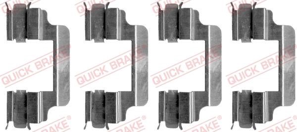 Kawe 109-1231 Mounting kit brake pads 1091231: Buy near me in Poland at 2407.PL - Good price!