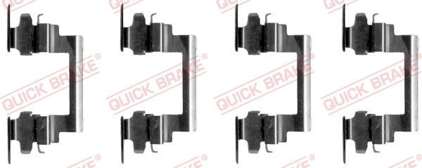 Kawe 109-1236 Mounting kit brake pads 1091236: Buy near me in Poland at 2407.PL - Good price!