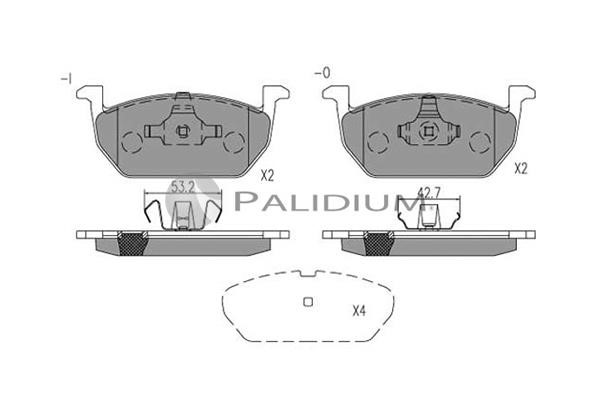 Ashuki P1-1541 Brake Pad Set, disc brake P11541: Buy near me in Poland at 2407.PL - Good price!