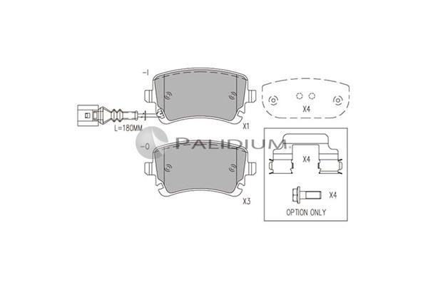 Ashuki P1-1055 Гальмівні колодки, комплект P11055: Купити у Польщі - Добра ціна на 2407.PL!