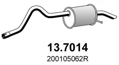 Asso 13.7014 End Silencer 137014: Buy near me at 2407.PL in Poland at an Affordable price!