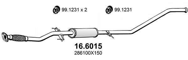 Asso 16.6015 Stoßdämpfer 166015: Kaufen Sie zu einem guten Preis in Polen bei 2407.PL!