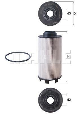 Mahle/Behr KX 403/1D Fuel filter KX4031D: Buy near me in Poland at 2407.PL - Good price!