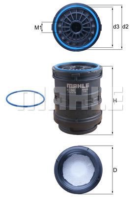 Mahle Original KC 646D Fuel filter KC646D: Buy near me at 2407.PL in Poland at an Affordable price!