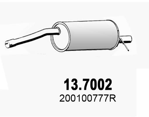 Asso 13.7002 Shock absorber 137002: Buy near me in Poland at 2407.PL - Good price!