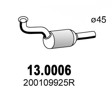 Asso 13.0006 Catalytic Converter 130006: Buy near me in Poland at 2407.PL - Good price!