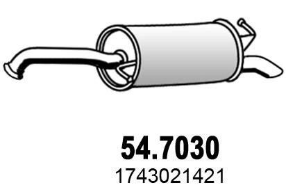 Asso 54.7030 Shock absorber 547030: Buy near me in Poland at 2407.PL - Good price!