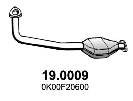 Asso 19.0009 Catalytic Converter 190009: Buy near me in Poland at 2407.PL - Good price!