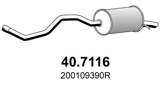 Asso 40.7116 End Silencer 407116: Buy near me in Poland at 2407.PL - Good price!