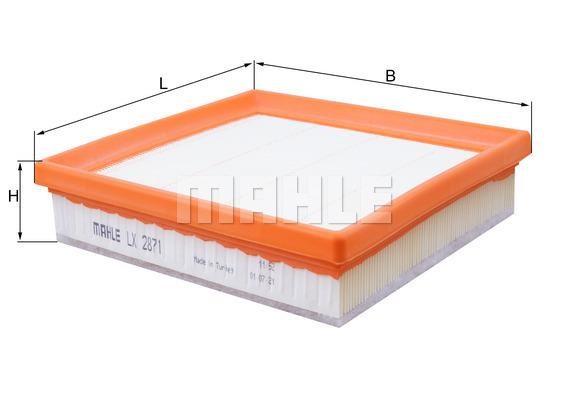 Mahle Original LX 2871 Air filter LX2871: Buy near me in Poland at 2407.PL - Good price!