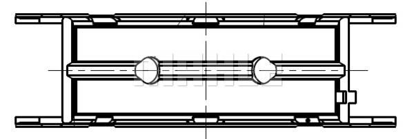 Mahle/Behr 011 FL 19496 025 Crankshaft Bearings 011FL19496025: Buy near me in Poland at 2407.PL - Good price!