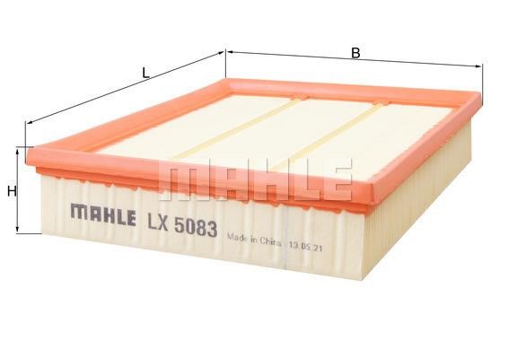 Mahle/Knecht LX 5083 Air filter LX5083: Buy near me in Poland at 2407.PL - Good price!