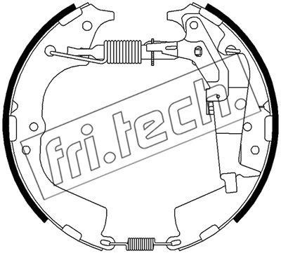 Fri.tech 16511 Bremsbackensatz 16511: Kaufen Sie zu einem guten Preis in Polen bei 2407.PL!