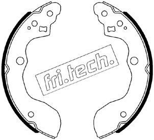 Fri.tech 1111.257 Szczęki hamulcowe, zestaw 1111257: Dobra cena w Polsce na 2407.PL - Kup Teraz!