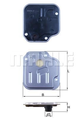 Mahle/Knecht HX 244 Automatic transmission filter HX244: Buy near me in Poland at 2407.PL - Good price!