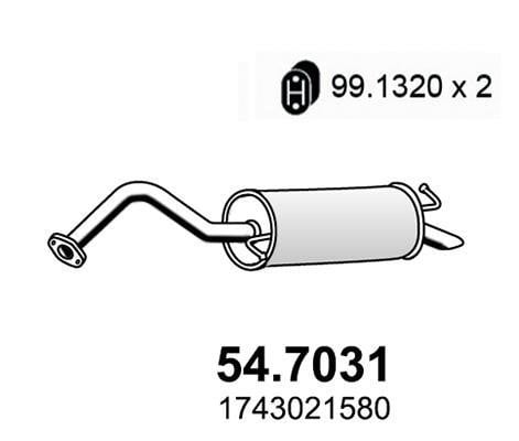 Asso 54.7031 Shock absorber 547031: Buy near me in Poland at 2407.PL - Good price!