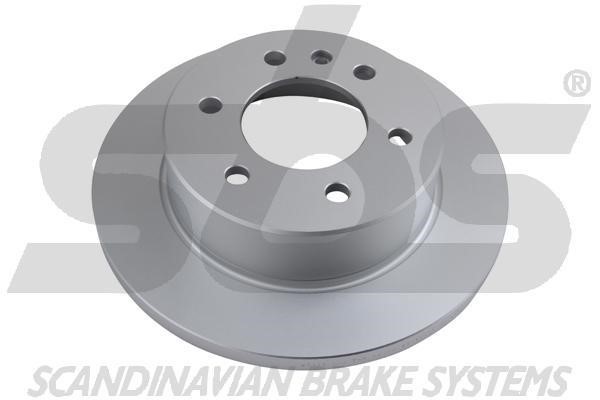 SBS 18153147122 Rear brake disc, non-ventilated 18153147122: Buy near me at 2407.PL in Poland at an Affordable price!
